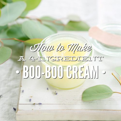 How to Make a 4-Ingredient Boo-Boo Cream Salve