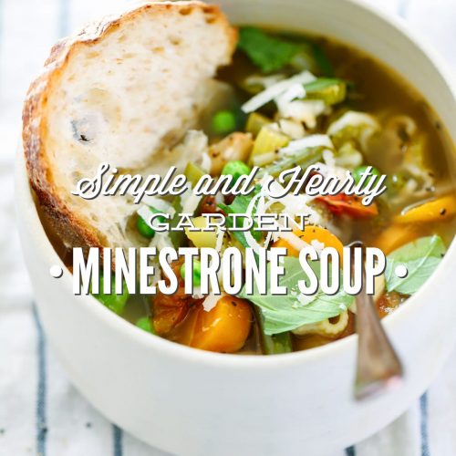 Simple and Hearty Garden Minestrone Soup