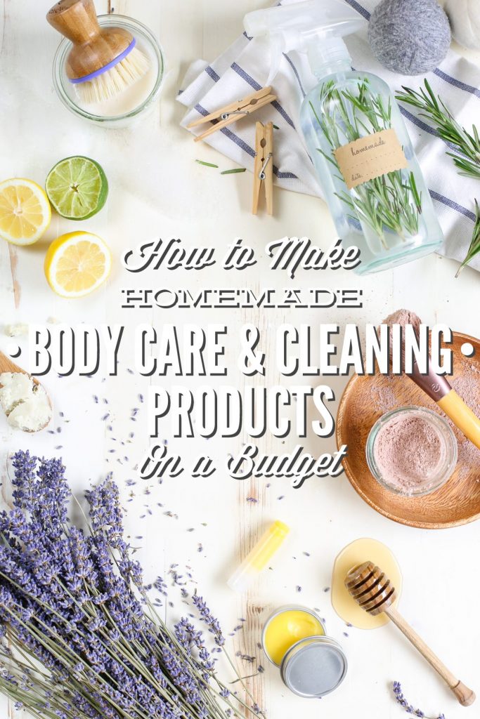 Can you make homemade cleaning and bodycare products without spending a fortune? The answer is yes!! Tips and tricks for budget-friendly DIYing.