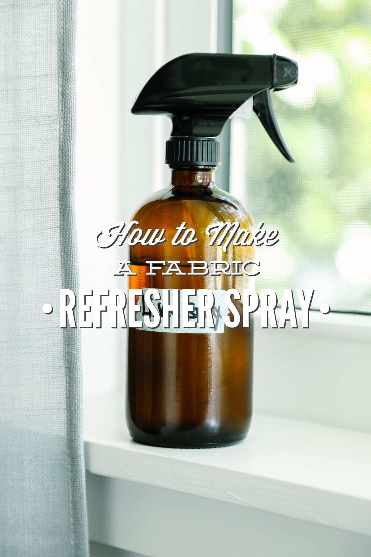 How to Make a Fabric Refresher Spray