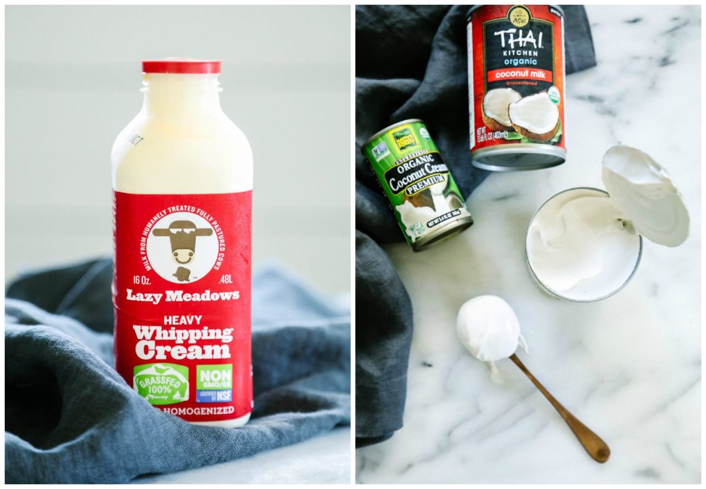 So good! Both a dairy and dairy-free option for this real food whipped cream.