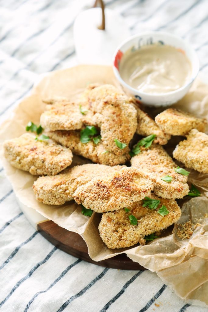 Easy Oven-Baked Chicken Tenders or Strips