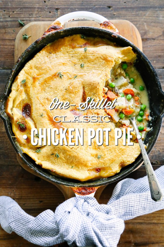 This ain't your grandma's chicken pot pie! So easy to make in one pot!