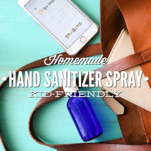 Homemade Hand Sanitizer Spray Kid-Friendly