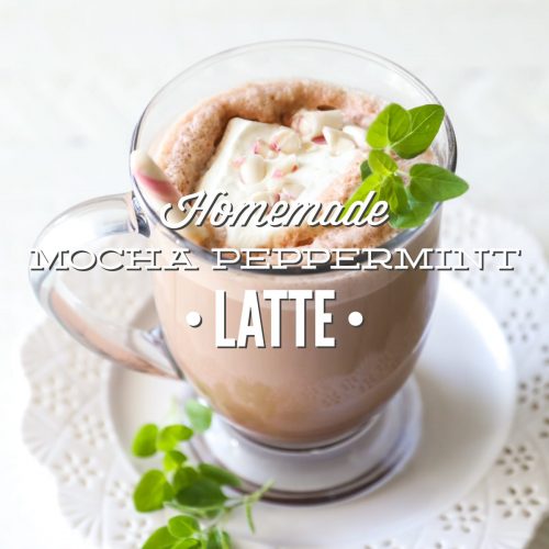 Homemade Mocha Peppermint Latte