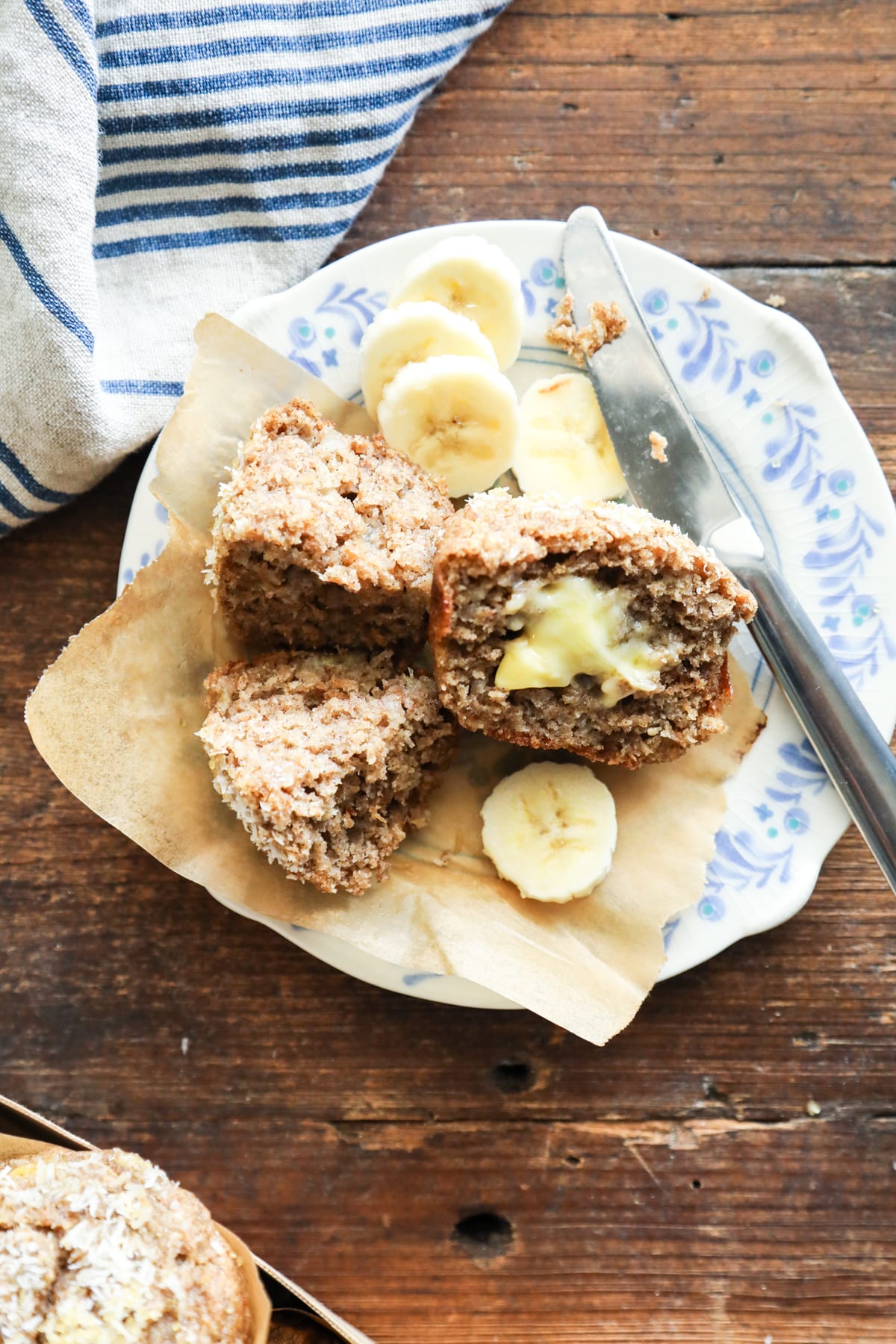 Banana and Coconut Buckwheat Muffins Live Simply