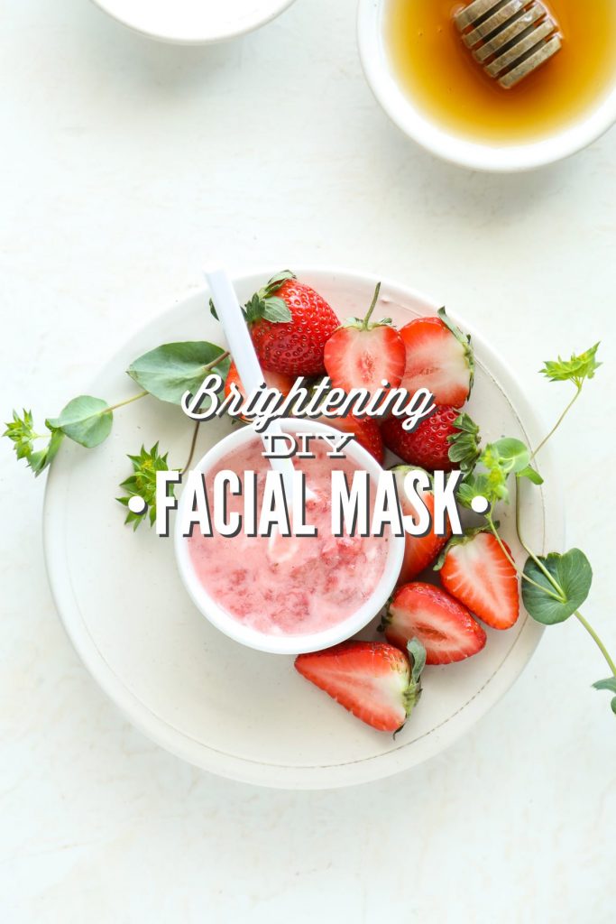 A brightening strawberry facial mask. This super easy mask only requires three ingredients, and it's gentle enough to use daily.