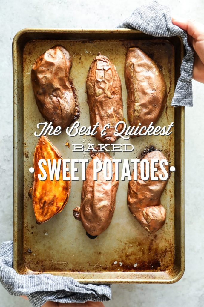 The Best and Quickest Baked Sweet Potatoes - Live Simply