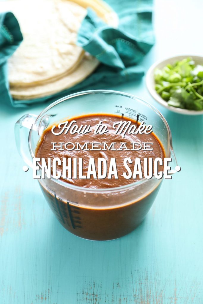 So easy! I love the flavor and texture of this sauce. Plus, it makes enough for two enchilada meals.