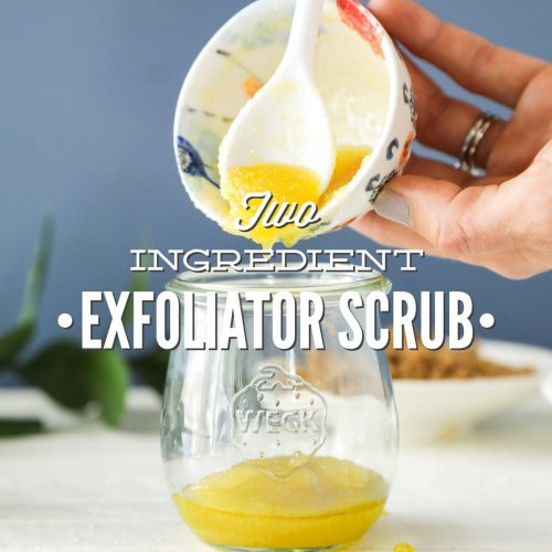 How to Make a Simple Two-Ingredient Exfoliator Scrub