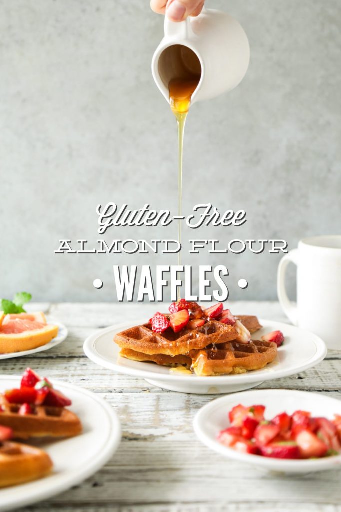 Delicious, simple, and naturally gluten-free. These waffles are made with almond flour, arrowroot, and basic fridge staples to create crispy and fluffy waffles.