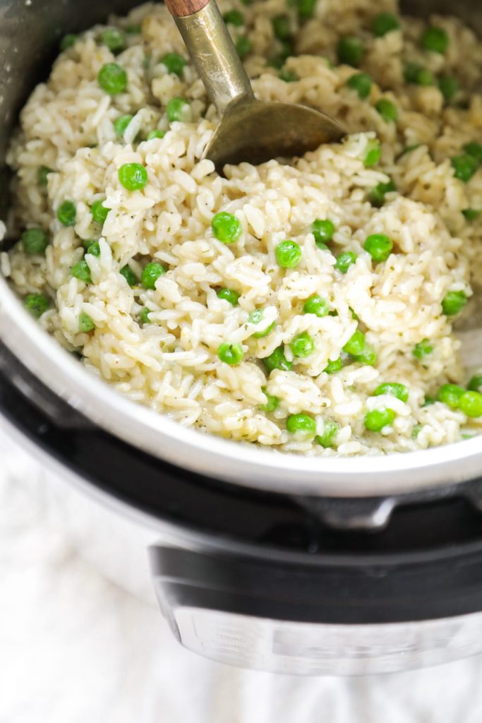 Instant Pot (Pressure Cooker) Risotto! So easy, so good. Only 10 minutes, start to finish.