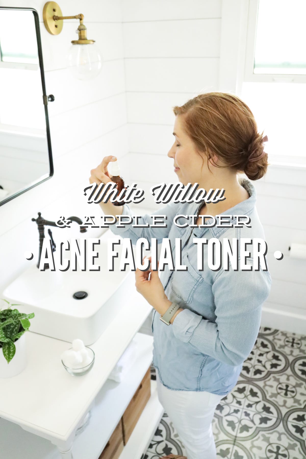 White Willow and Apple Cider Acne Facial Toner