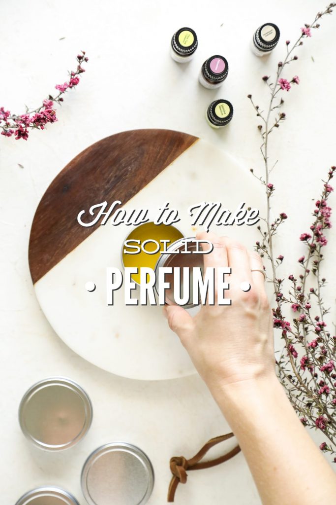 como fazer perfumes sólidos