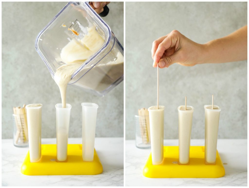 Homemade peanut butter fudge popsicles made with simple, real food ingredients.