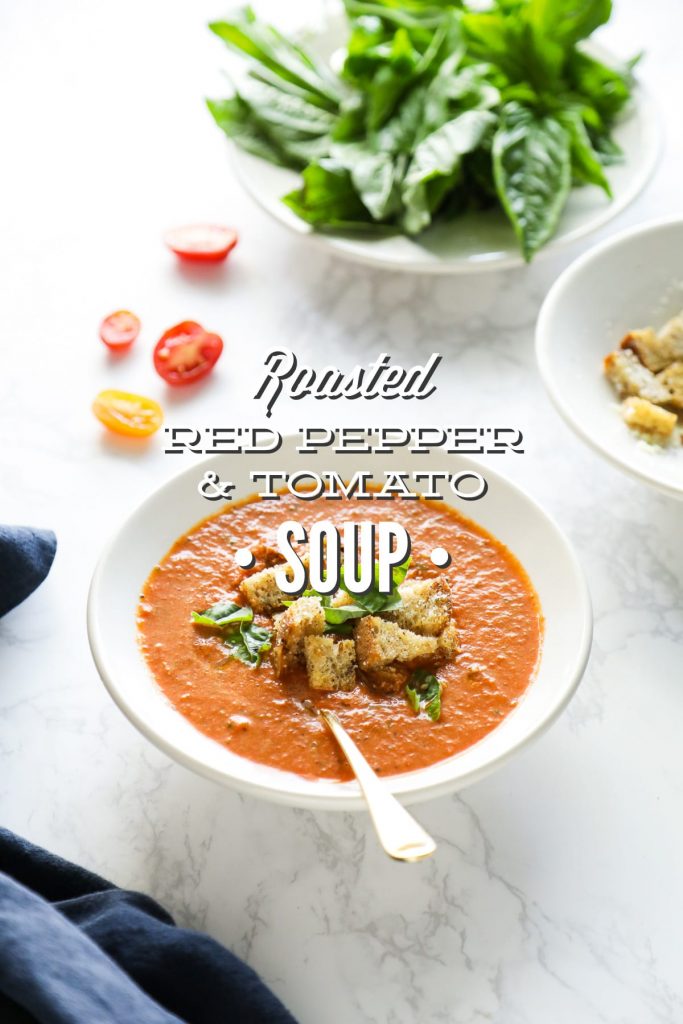 Roasted Red Pepper and Fresh Tomato Soup