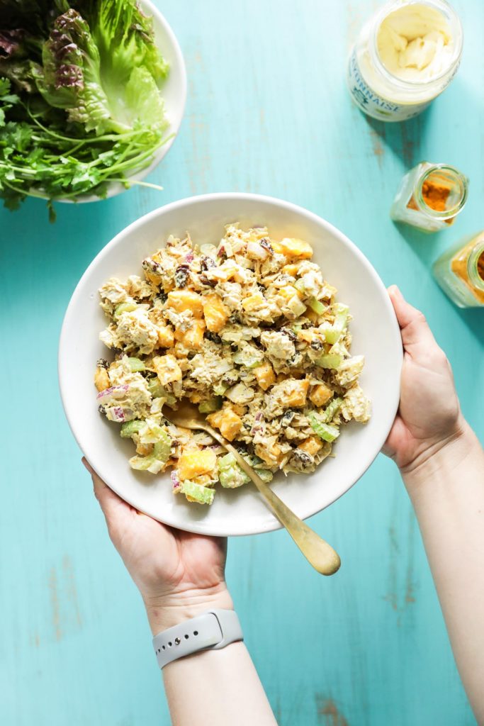 A balance of sweet and savory ingredients come together to make the best curry chicken salad.