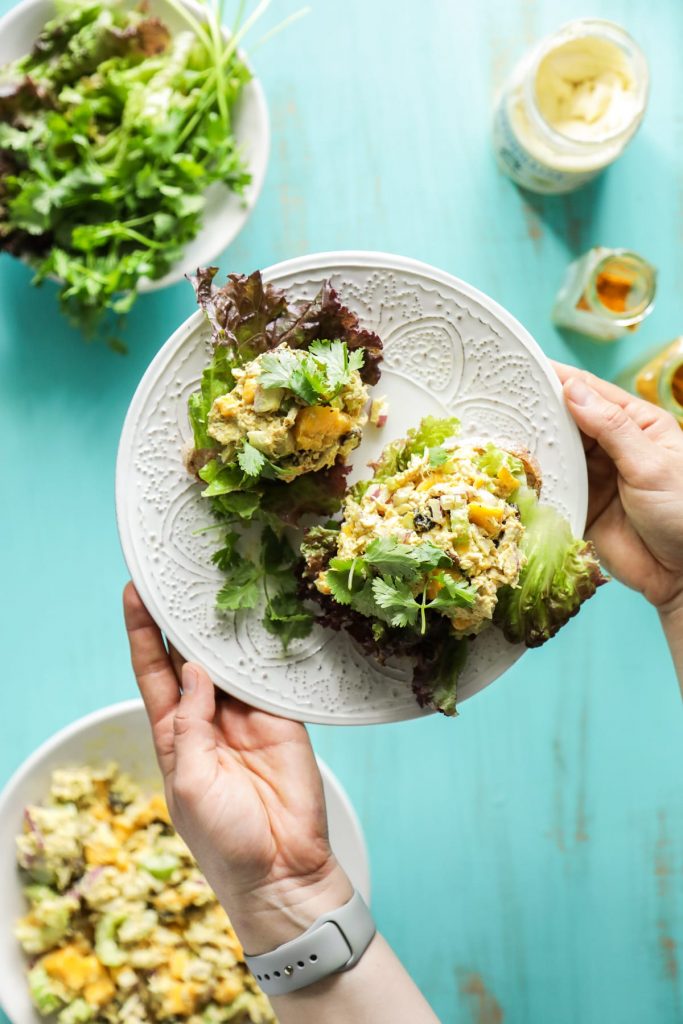 A balance of sweet and savory ingredients come together to make the best curry chicken salad.