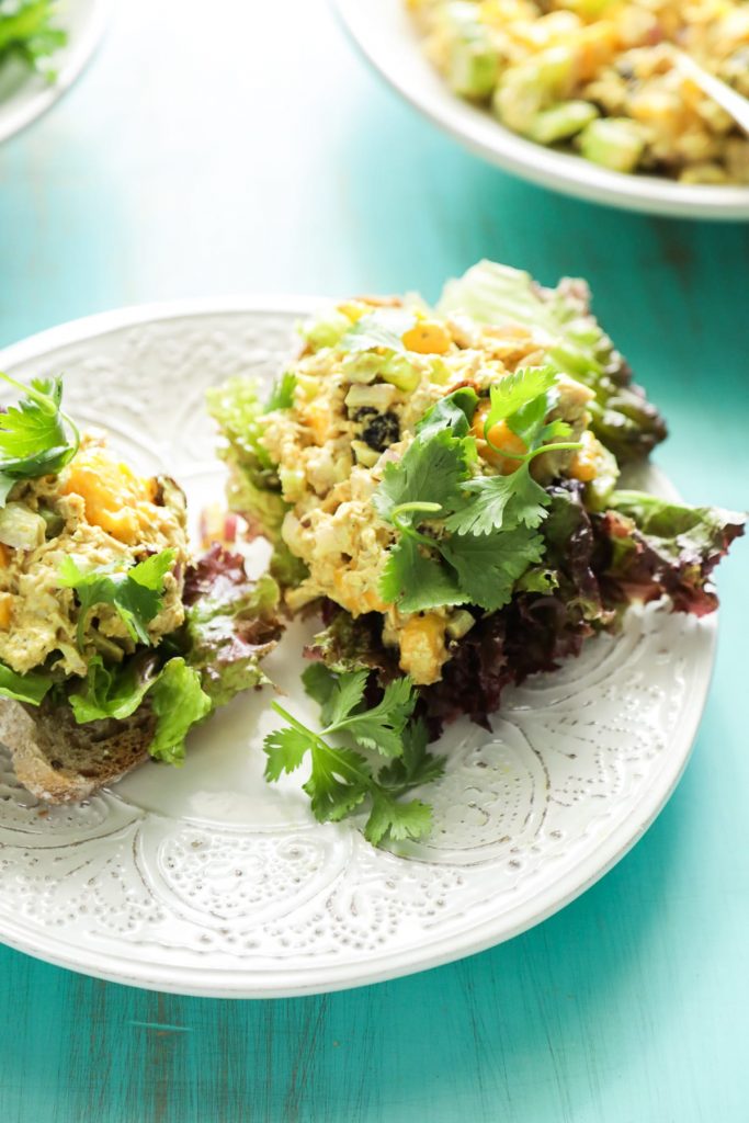 A balance of sweet and savory ingredients come together to make the best curry chicken salad.