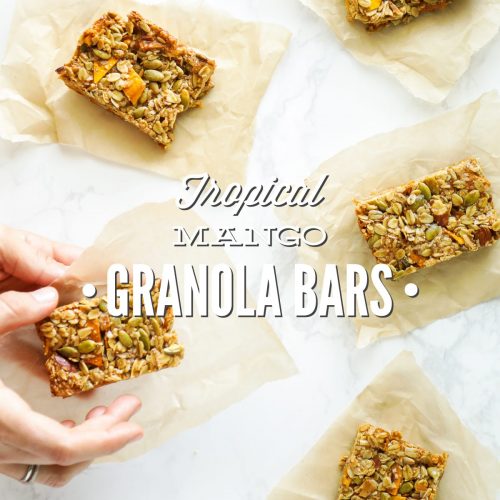 Tropical Mango Granola Bars