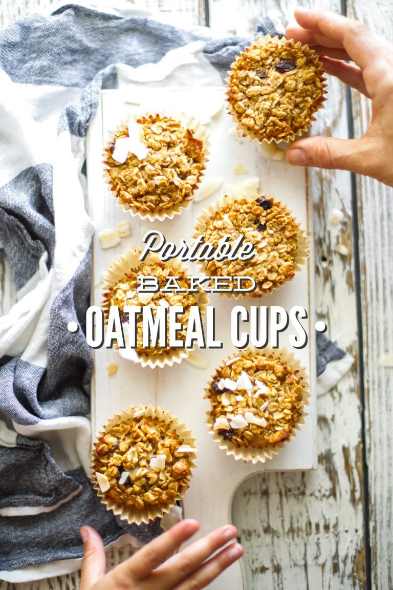 Portable Baked Oatmeal Cups