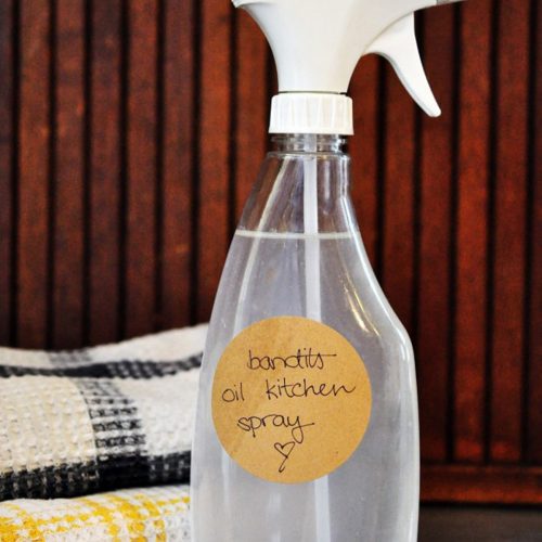DIY Disinfecting Kitchen Spray with Bandits or Thieves Oil
