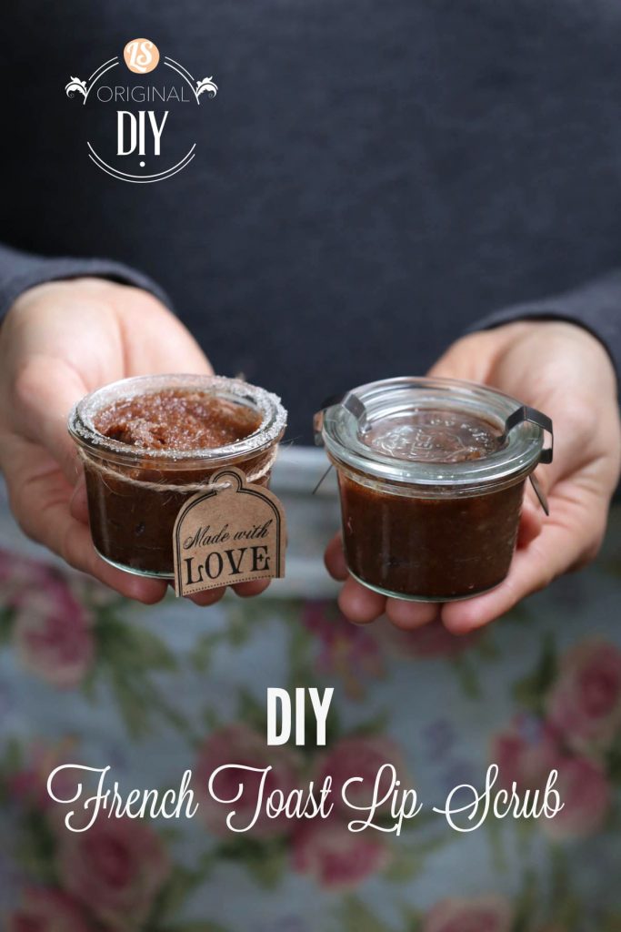 DIY Lip and Hand Scrub: French Toast Style! This stuff is amazing on lips and hands, soothing and moisturizing!! 