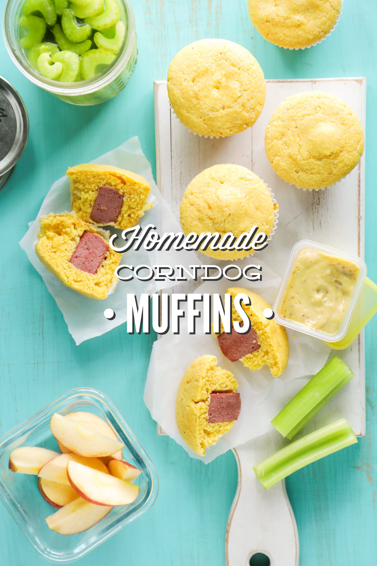 Homemade Corndog Muffins (Freezer and Lunchbox Friendly)
