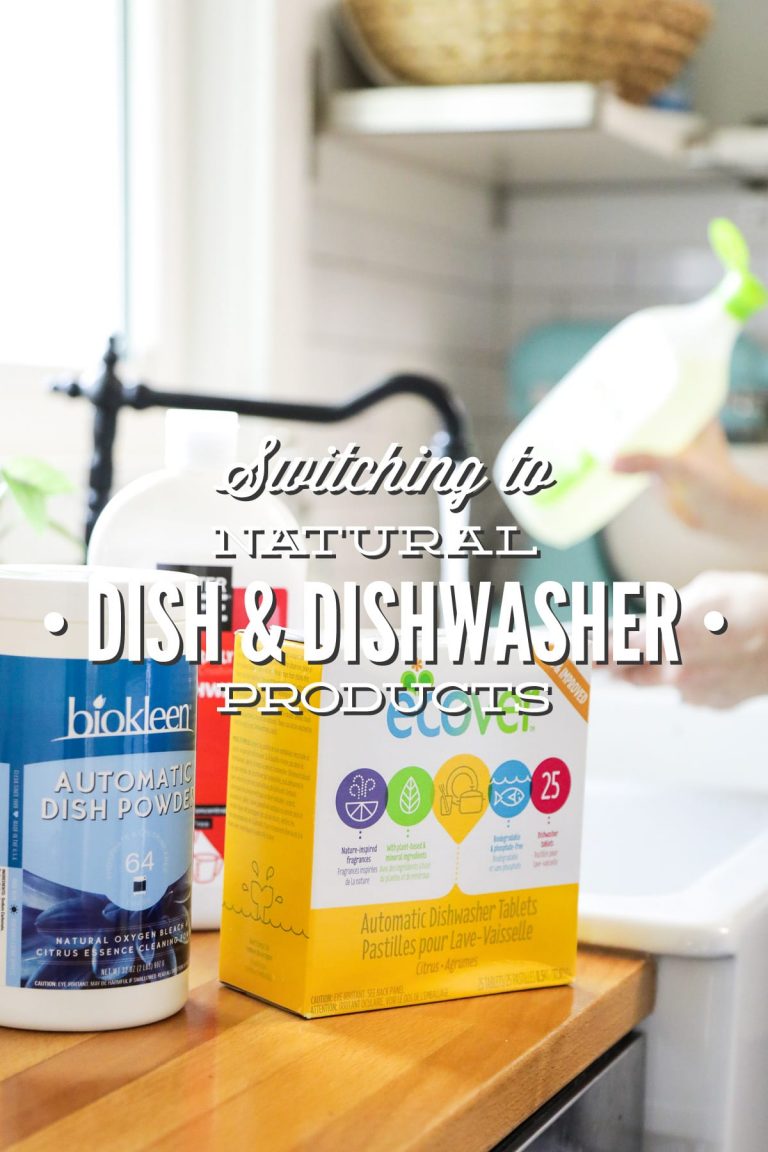 Switching to Natural Products: Dish and Dishwasher Soaps