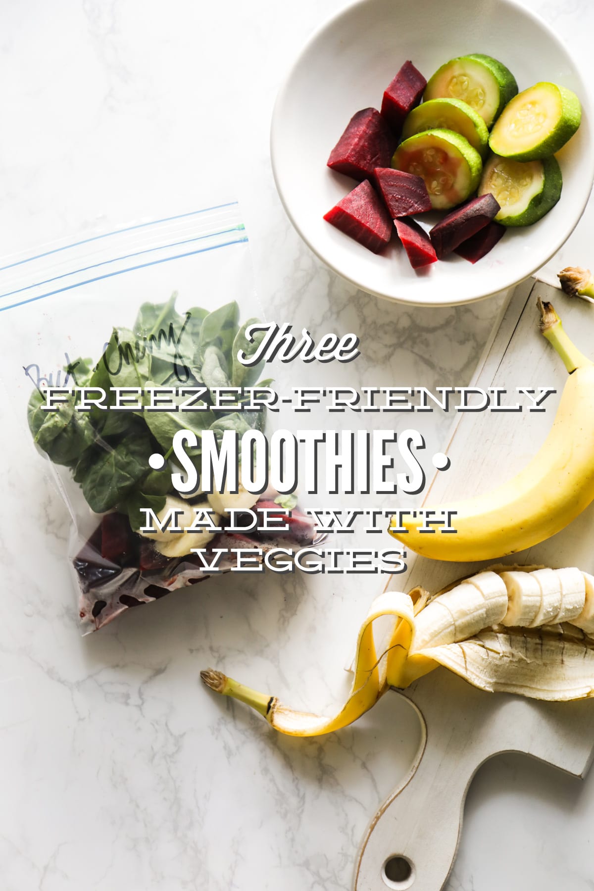 3 Smoothies Made with Veggies