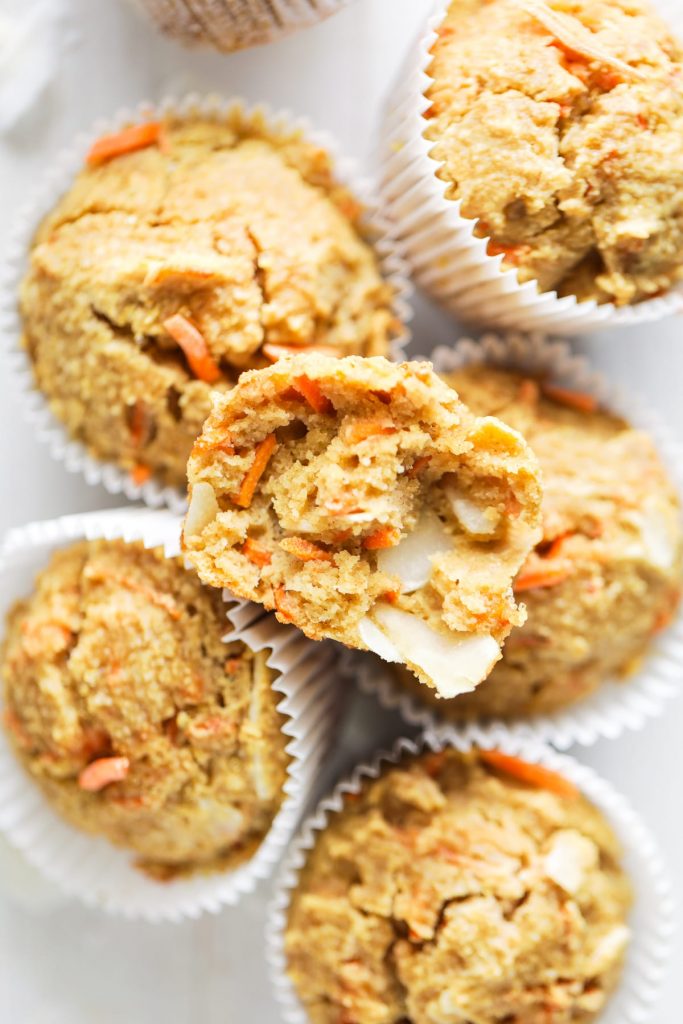 Almond-Oat Carrot Cake Muffins