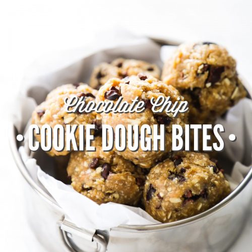 Chocolate Chip Cookie Dough Bites