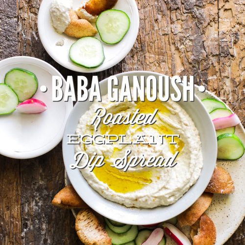 Baba Ganoush Roasted Eggplant Dip Spread