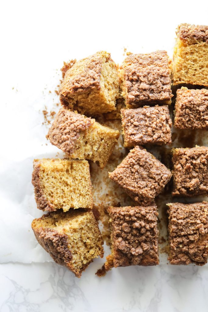 Easy Einkorn Coffee Cake with Cinnamon Streusel