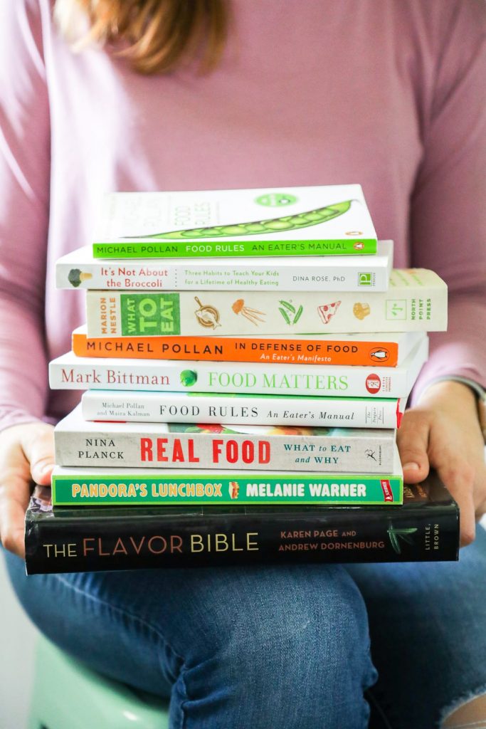 Wondering how to get started on a real food journey? This list of books were a great help to me and I hope they will help you as well.