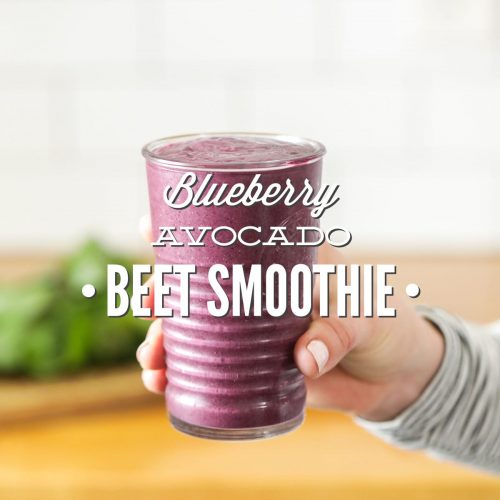 Blueberry Avocado Beet Smoothie