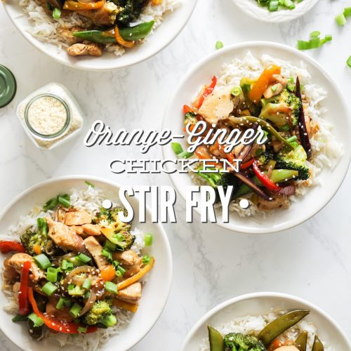 Orange-Ginger Chicken and Veggie Stir-Fry