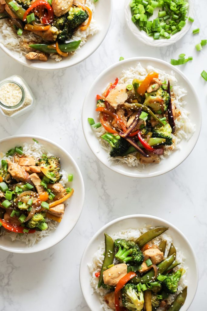 One-skillet orange-ginger chicken and vegetable stir-fry. You're going to love this healthy, homemade stir-fry recipe.