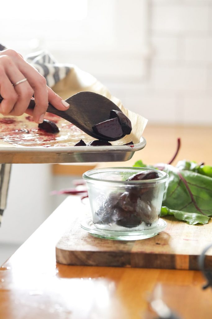 Citrus-Marinated Beets. These super easy beets are perfect for smoothies and salads. Make them ahead of time and keep them in the fridge for up to a week.