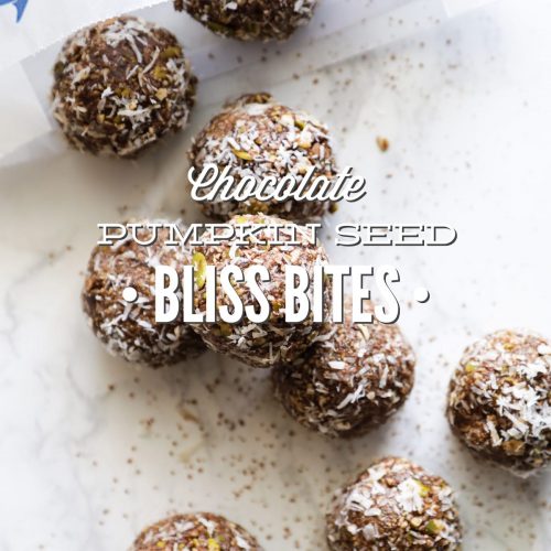 Chocolate Pumpkin Seed Bliss Bites