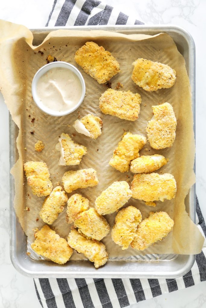 These real-food fish sticks are so simple and easy to make, your family won't even miss the pre-packaged ones from the store.