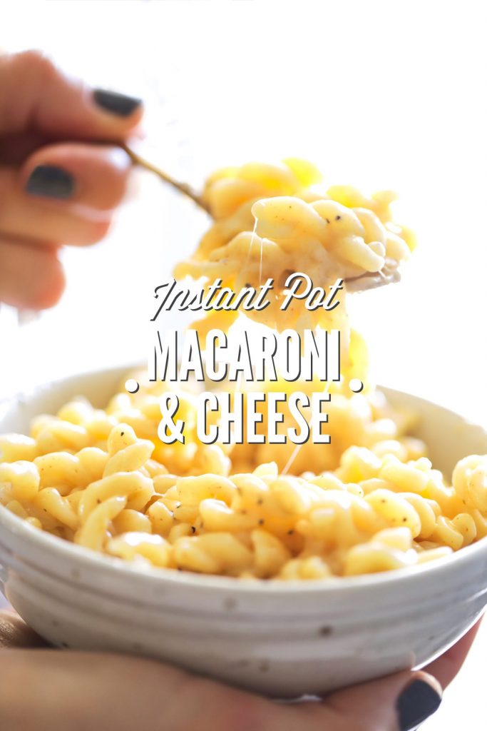 So easy! Made in the Instant Pot. The best Instant Pot macaroni and cheese.