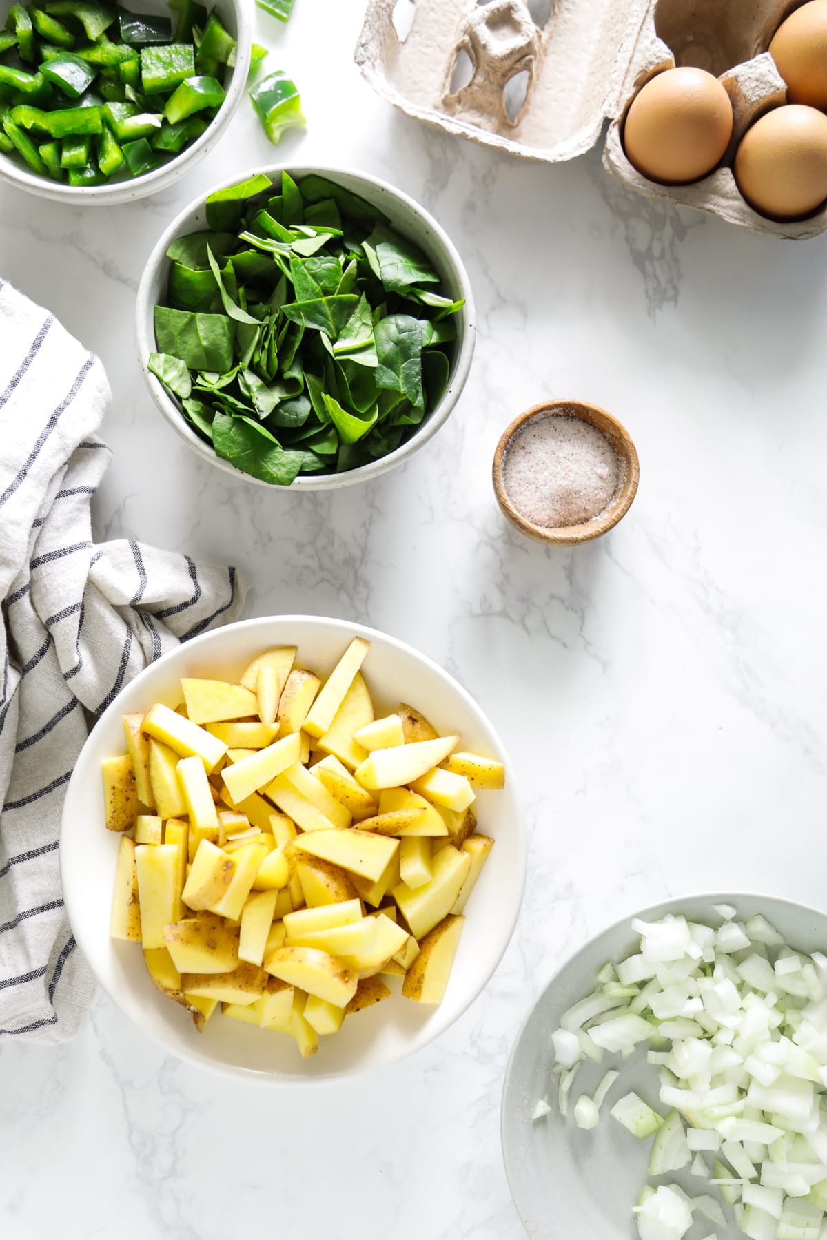 Sheet Pan Eggs and Breakfast Hash - Isabel Eats