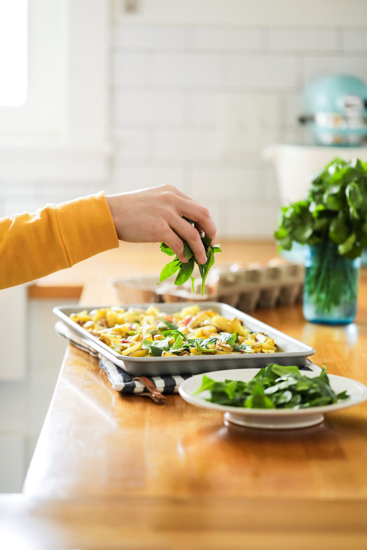 Packed with real food veggies and protein, this homemade hash makes for a nutrient-dense breakfast, brunch, or even brinner (breakfast-for-dinner)!