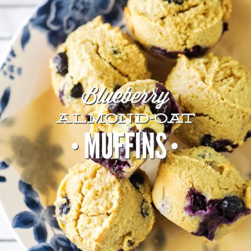 Blueberry Almond-Oat Muffins