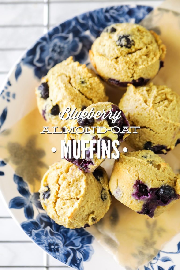Blueberry Almond-Oat Muffins