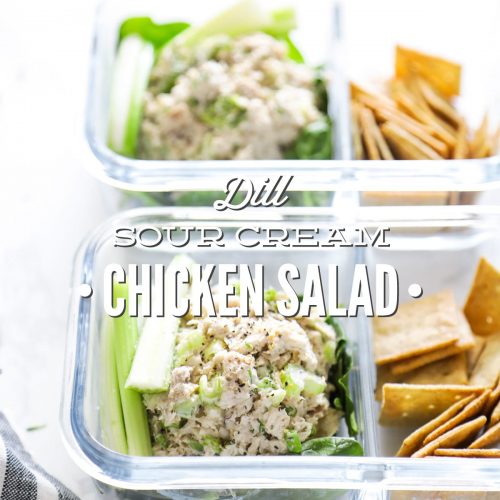 Dill-Sour Cream Chicken Salad