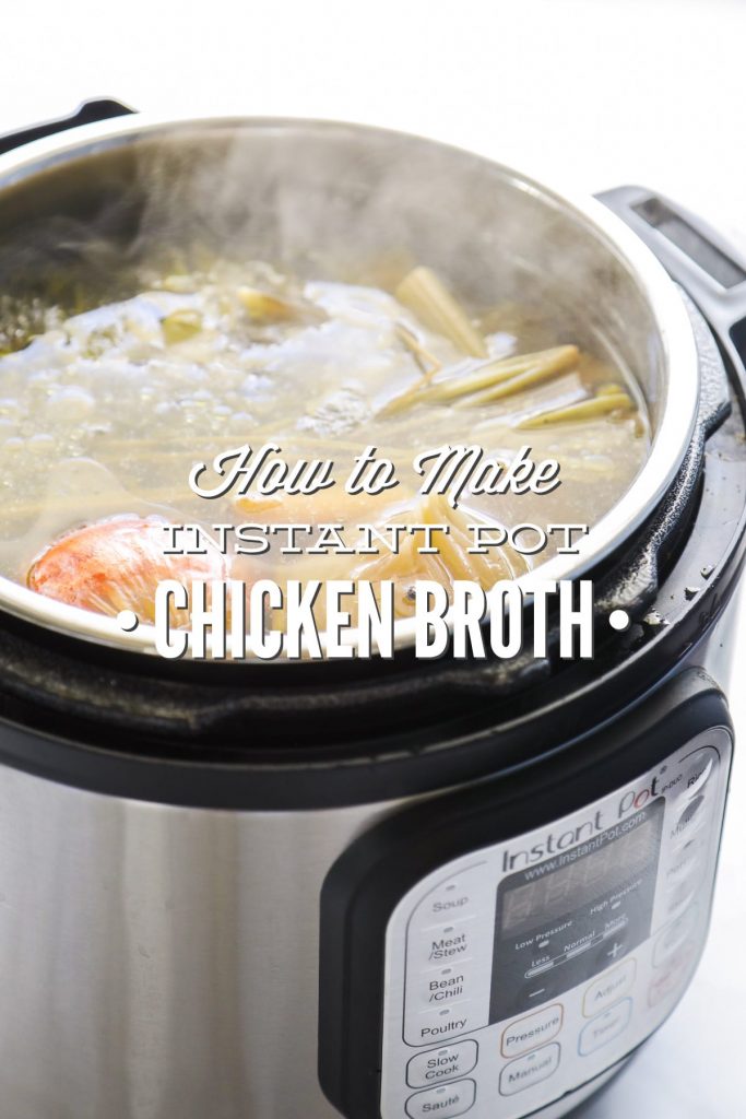 This whole-food chicken stock is simple to make in the Instant Pot, and can be frozen for recipe use months down the road!