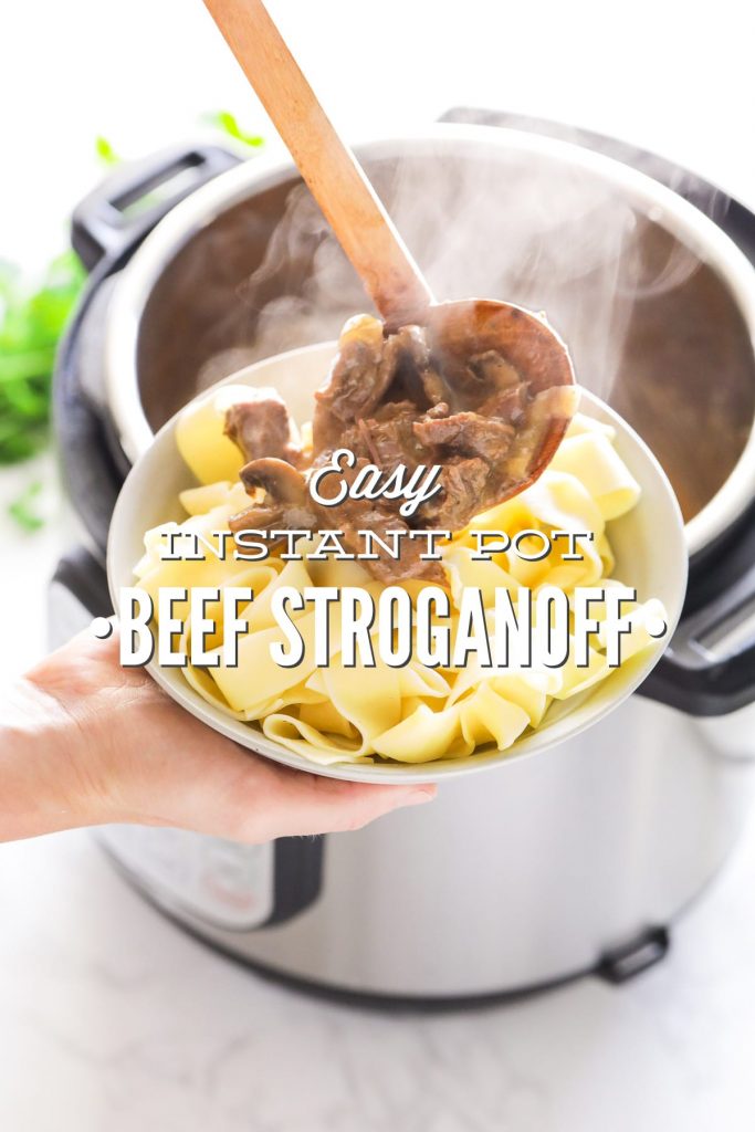 Enjoy the comfort food you love without all the extra work. This homemade Instant Pot Beef Stroganoff comes together quickly and easily thanks to the electric pressure cooker (Instant Pot).