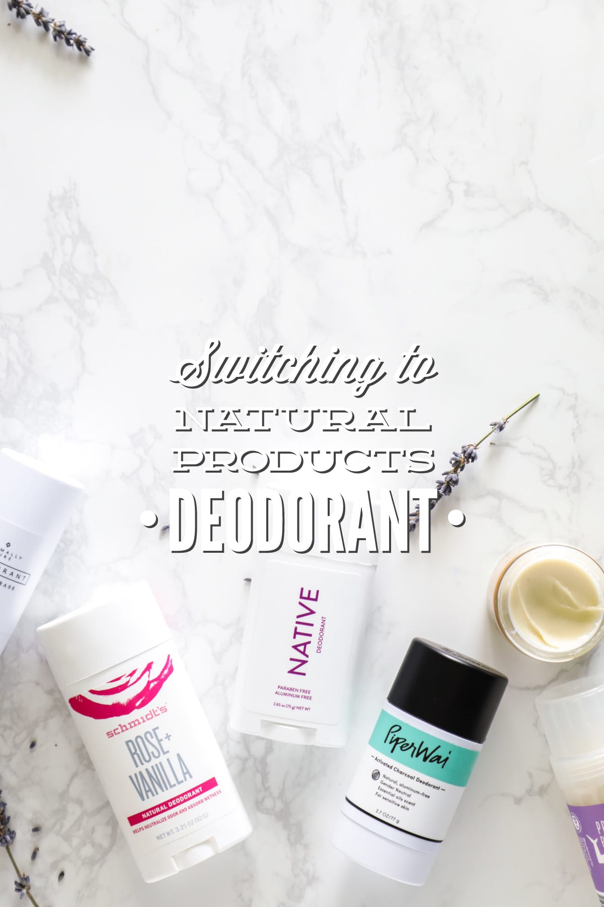 Switching to Natural Products: Deodorant